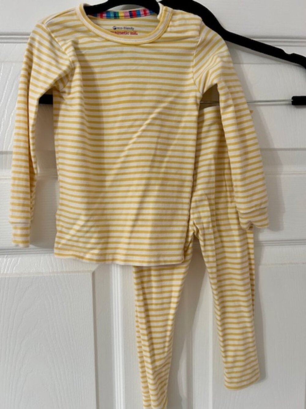 Magnetic Me - Pajama Set - Yellow Stripes - 18-24 mo